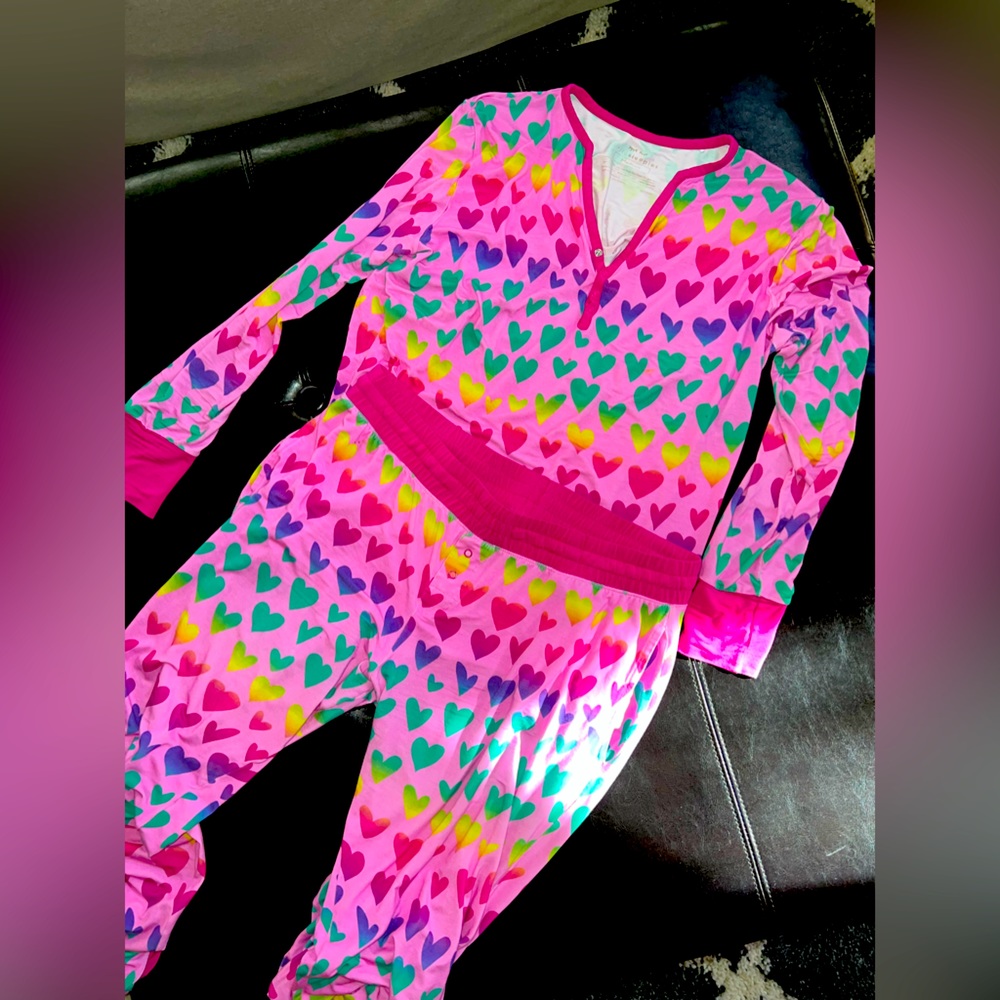 Little Sleepies ombré heart pjs